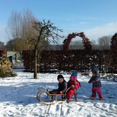 Unser Garten im Winter